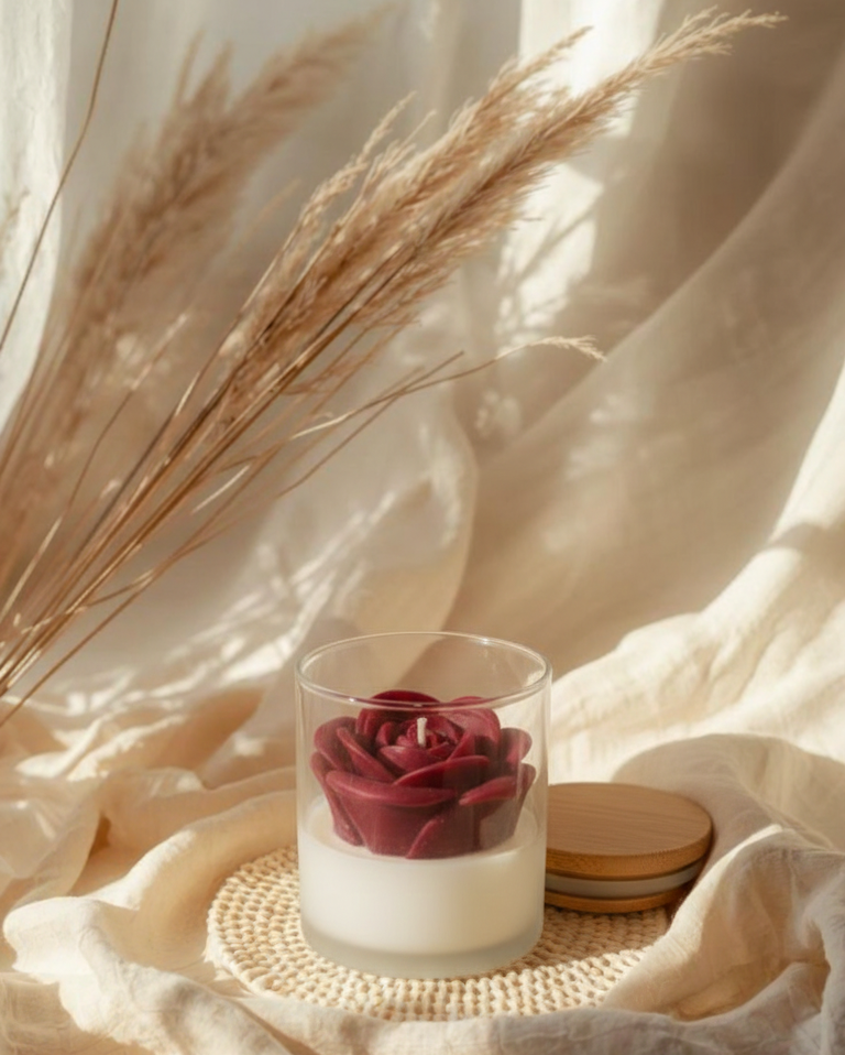 Rose Jar Candle