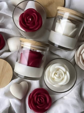 Rose Jar Candle